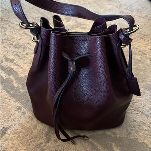 Mary Kay Chic Burgundy BUCKET Bag,  NOT LEATHER